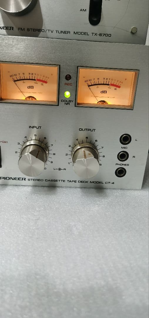 Pioneer カセットデッキ CT-4 . TX-6700 . SA-6700