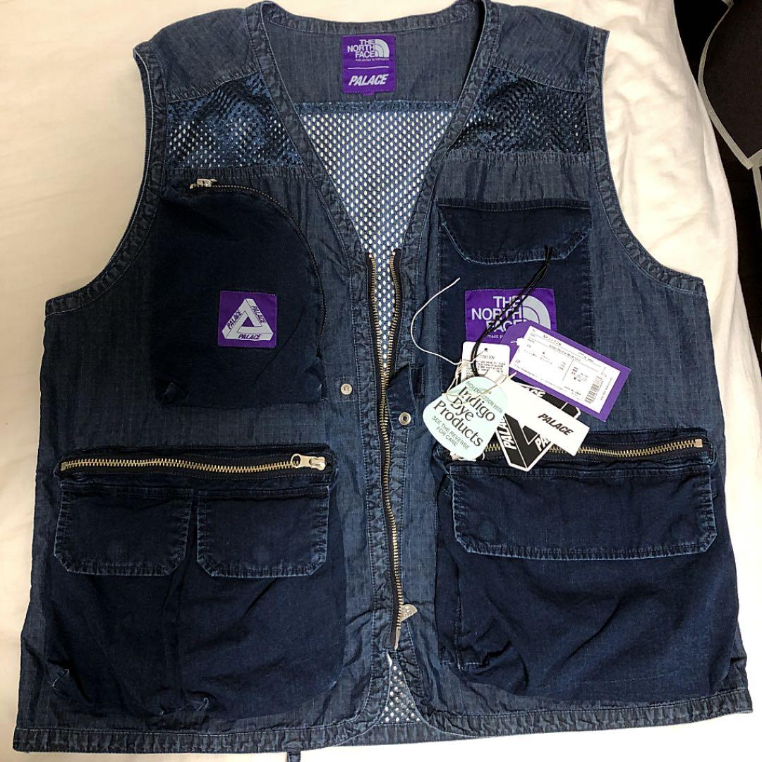 トップス palace North face purple label vest M