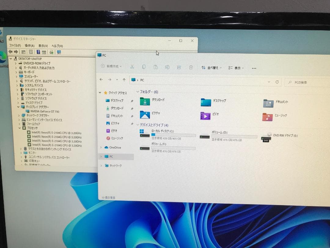 M5358 HP Z2 SFF G4★Xeon E-2104G SSD 512