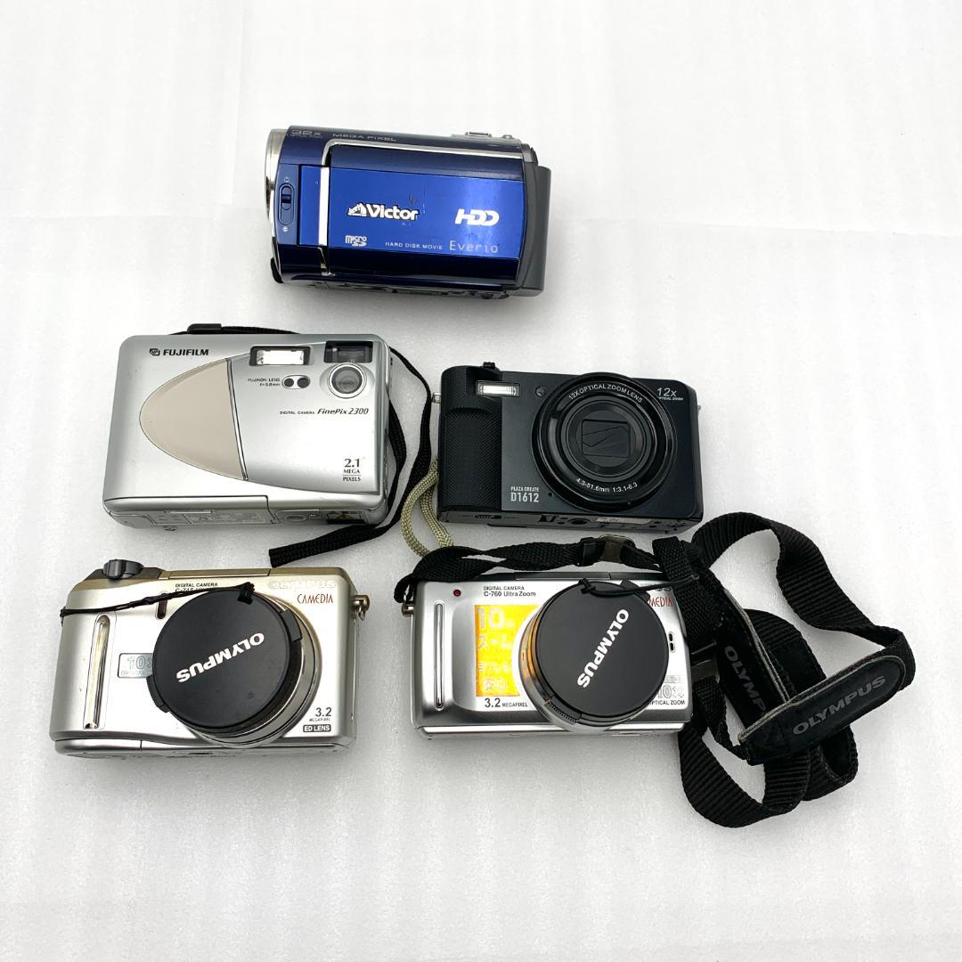 デジカメ 5点セット まとめ売り 通電動作未確認 部品取り用 250331143