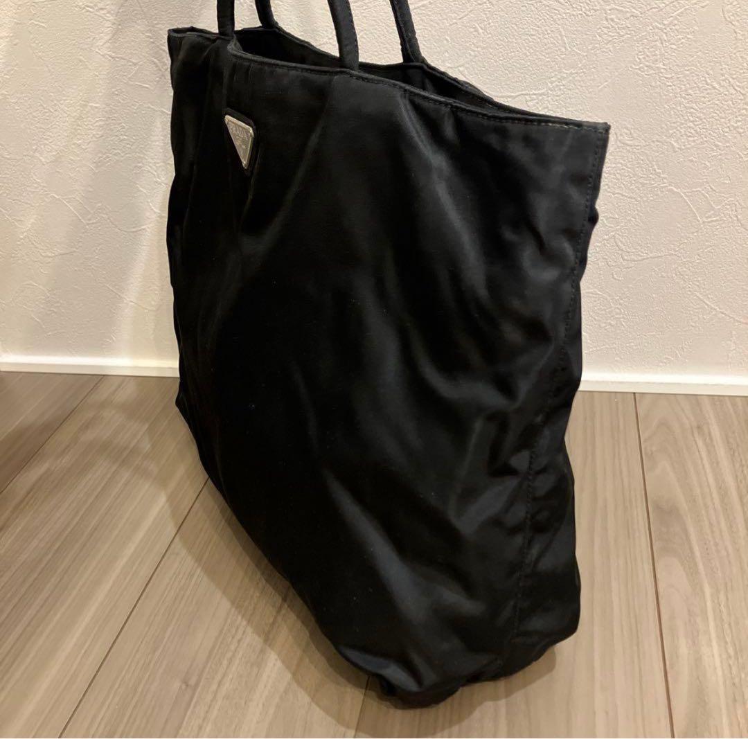 PRADA プラダ ナイロン ショルダートートバック ブラック