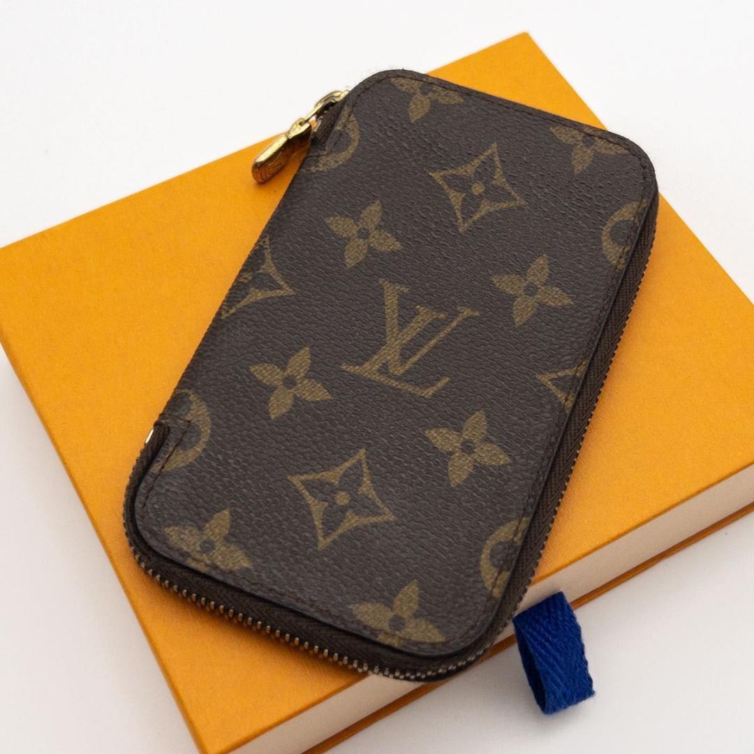 【極美品】ルイヴィトン　ポシェット6クレ　モノグラム　キーケース　茶色