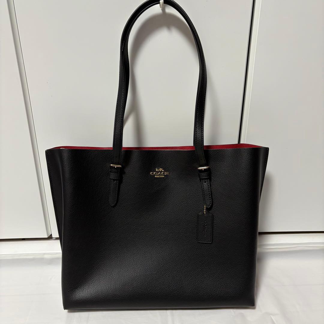 【新品】coach モリートート　ビジネスバッグ　黒