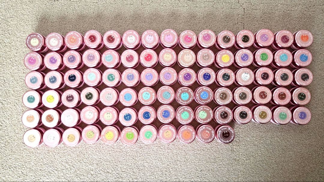 ネイルタウン イロジェル 86色 まとめ売り ほぼ未使用