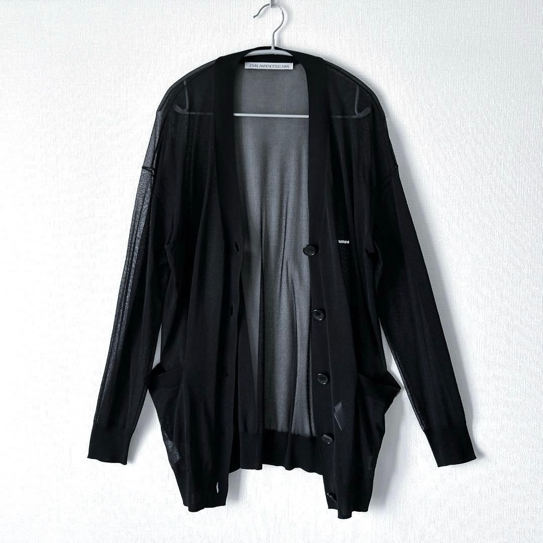 JohnLawrenceSullivan 24ss シースルーニットカーディガン