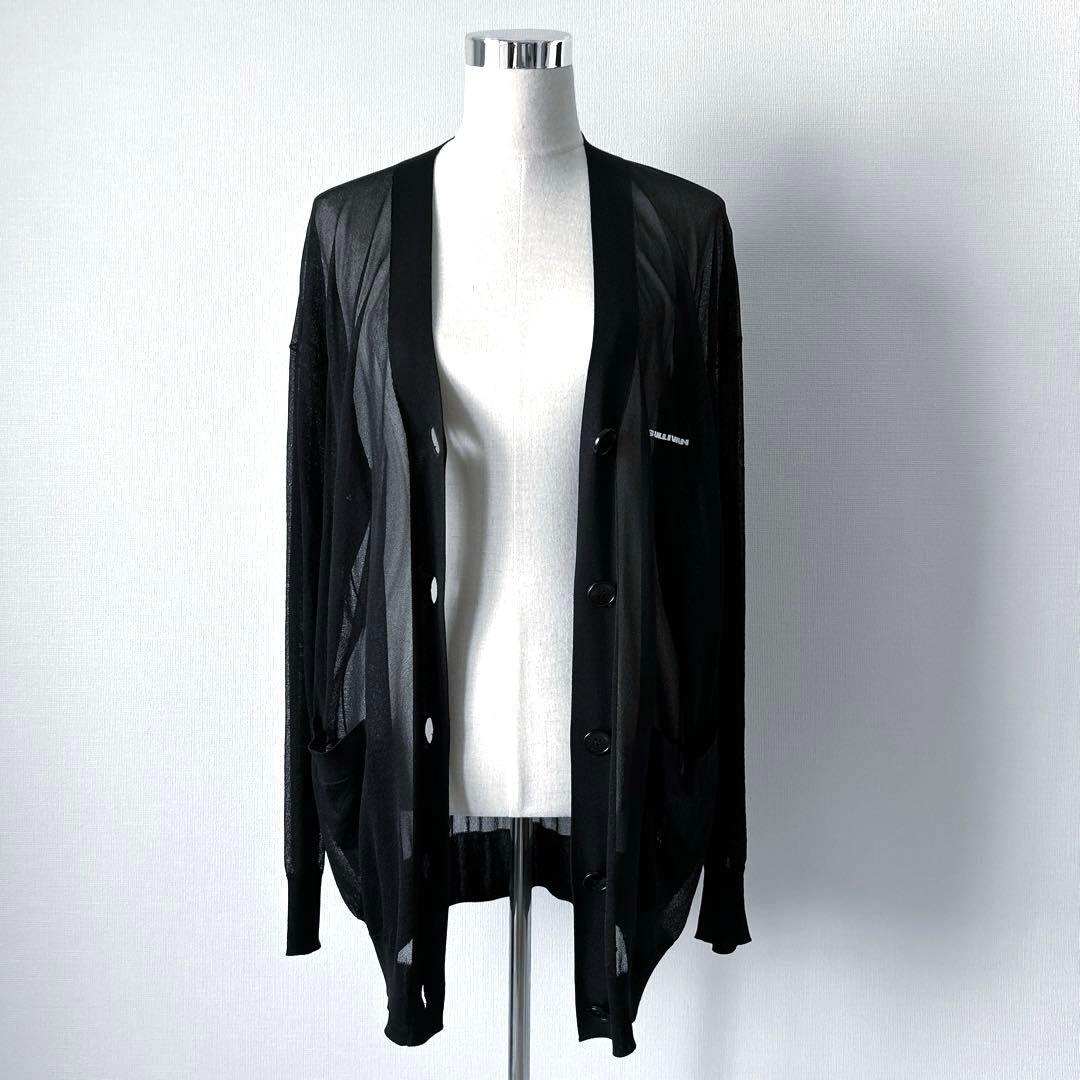 JohnLawrenceSullivan 24ss シースルーニットカーディガン