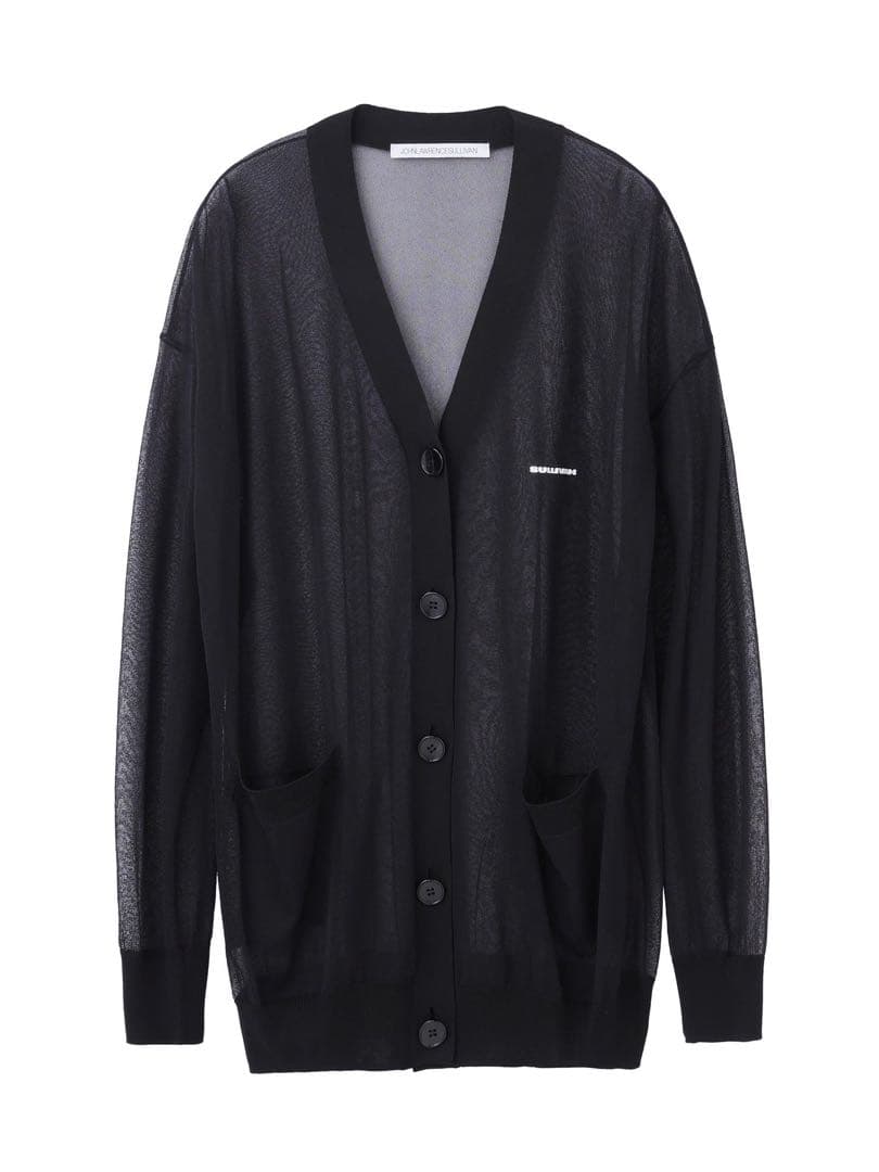 JohnLawrenceSullivan 24ss シースルーニットカーディガン