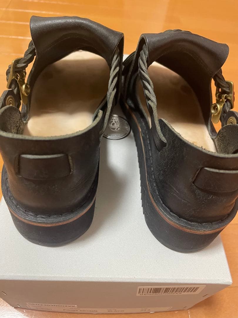 エントアン　entoan フランジサンダル　ほぼ日ストア