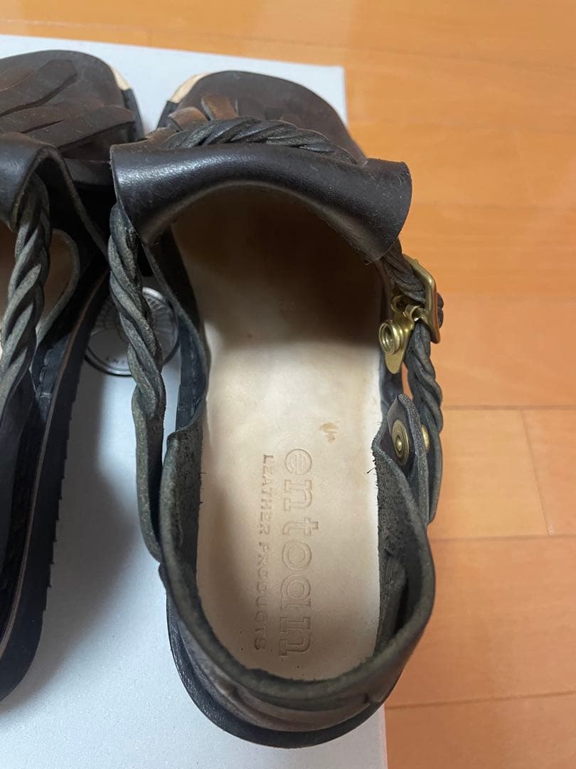 エントアン　entoan フランジサンダル　ほぼ日ストア