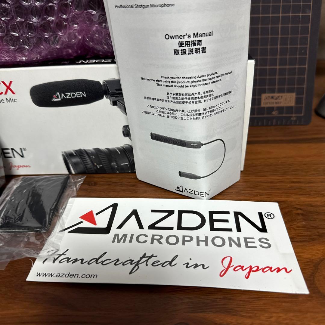 （未使用品）カメラマイク　アツデン　AZDEN SGM-250CX