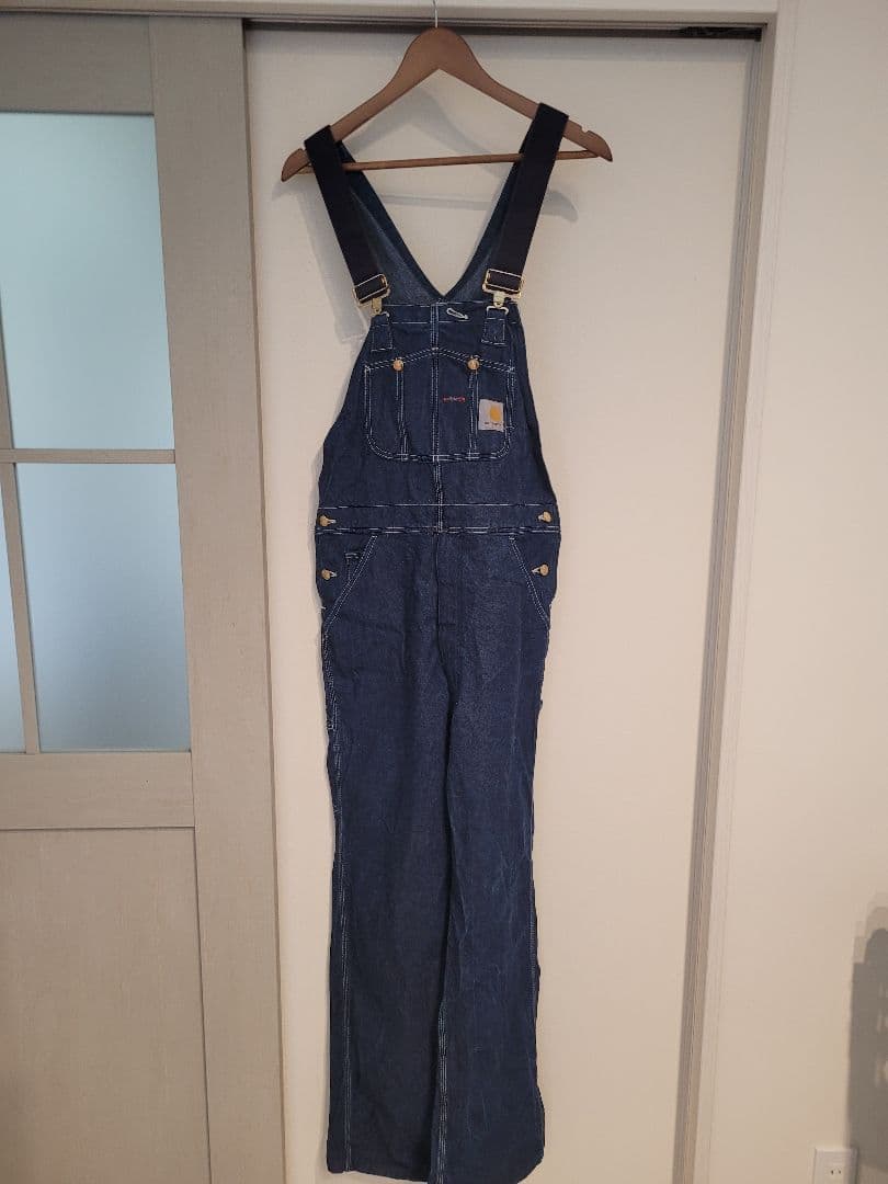 ⭐お値下げしました⭐ Carhartt デニムオーバーオール 古着 アメカジ