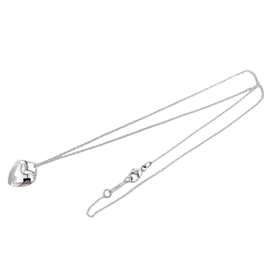 【光沢艶感仕上げ】ティファニー ハートロック フル ネックレス シルバー925
