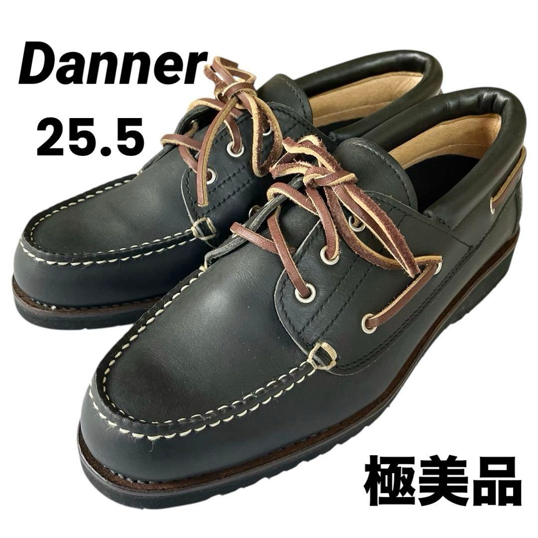【ほぼ新品】◾️Danner◾️デッキシューズ◾️D910007◾️本革◾️ブラック