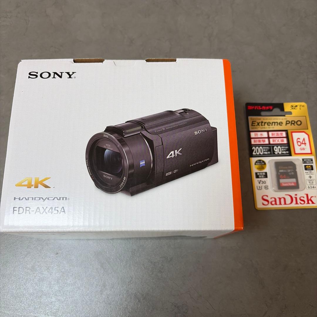 SONY FDR-AX45A B 4K ハンディカム
