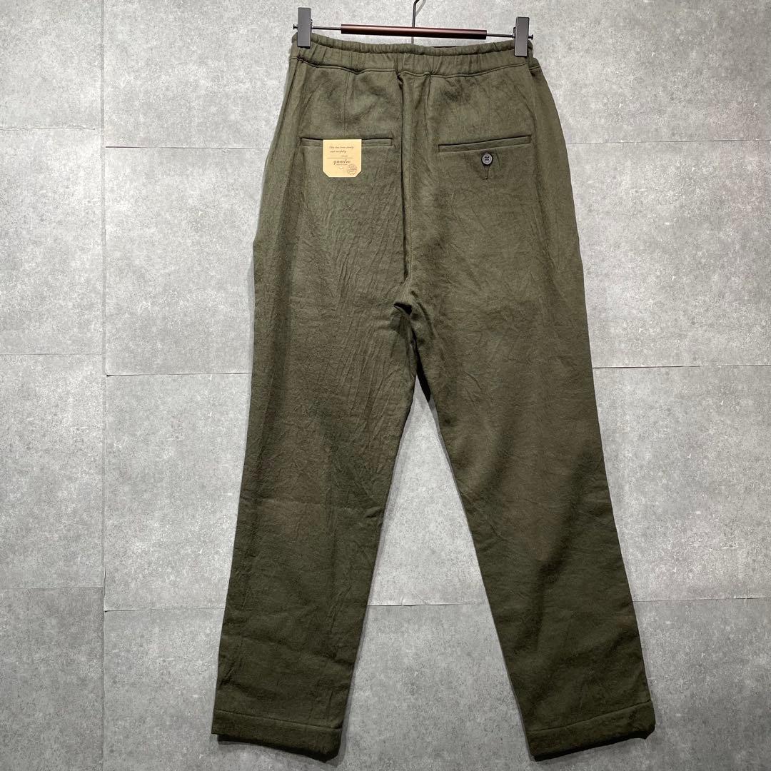 新品*quadroクオドロ タックイージーパンツ　ドロスト　コットンウール　S