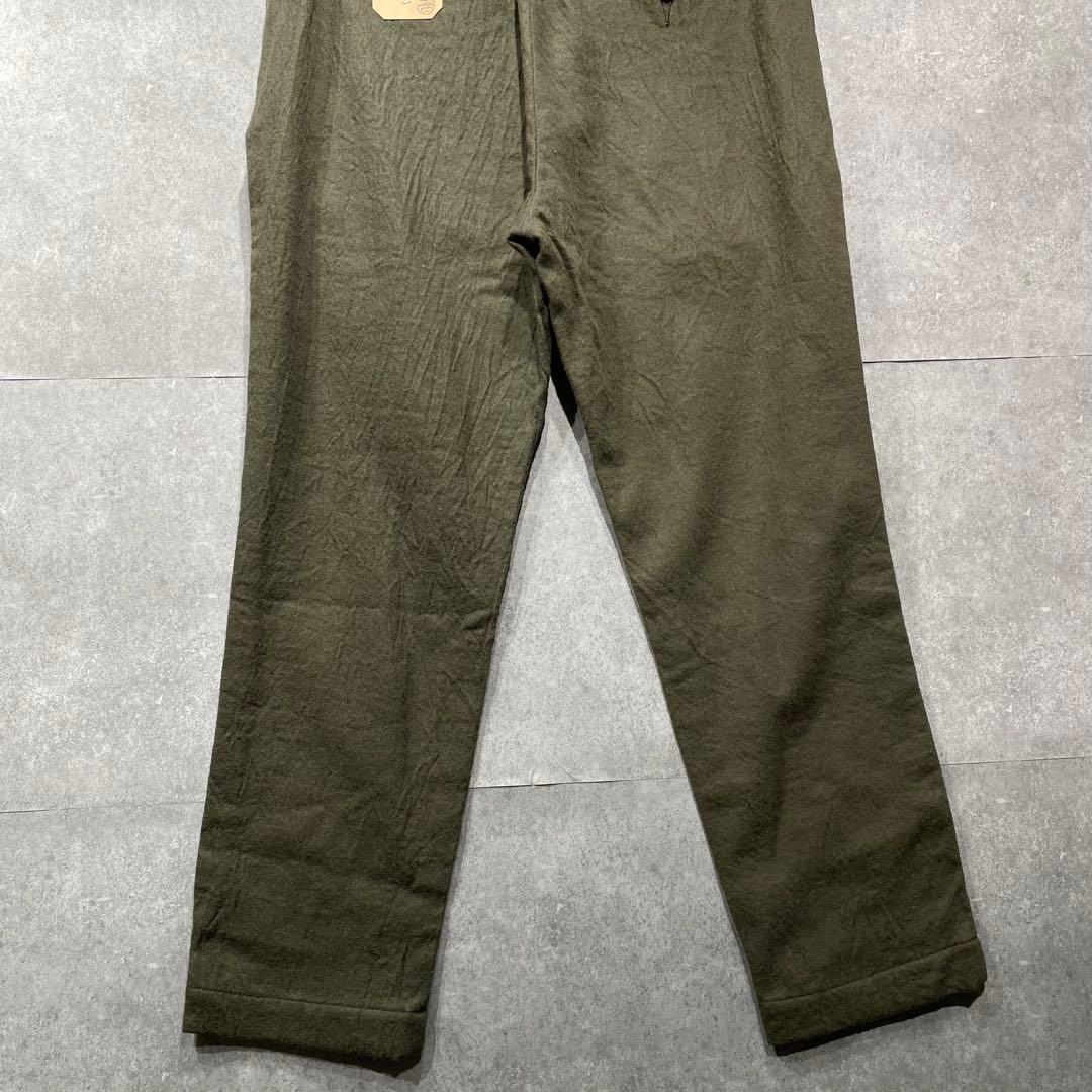 新品*quadroクオドロ タックイージーパンツ　ドロスト　コットンウール　S