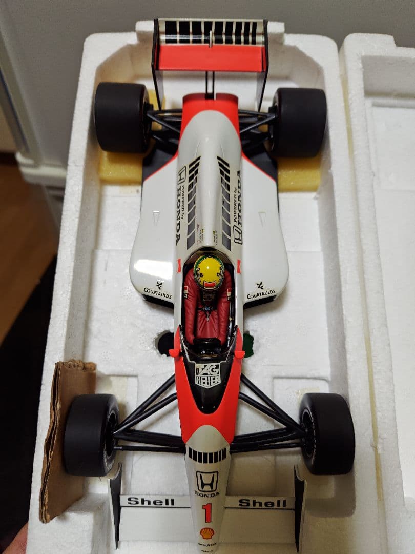 アイルトン・セナ　マクラーレン・ホンダMP4/5 バーコード仕様
