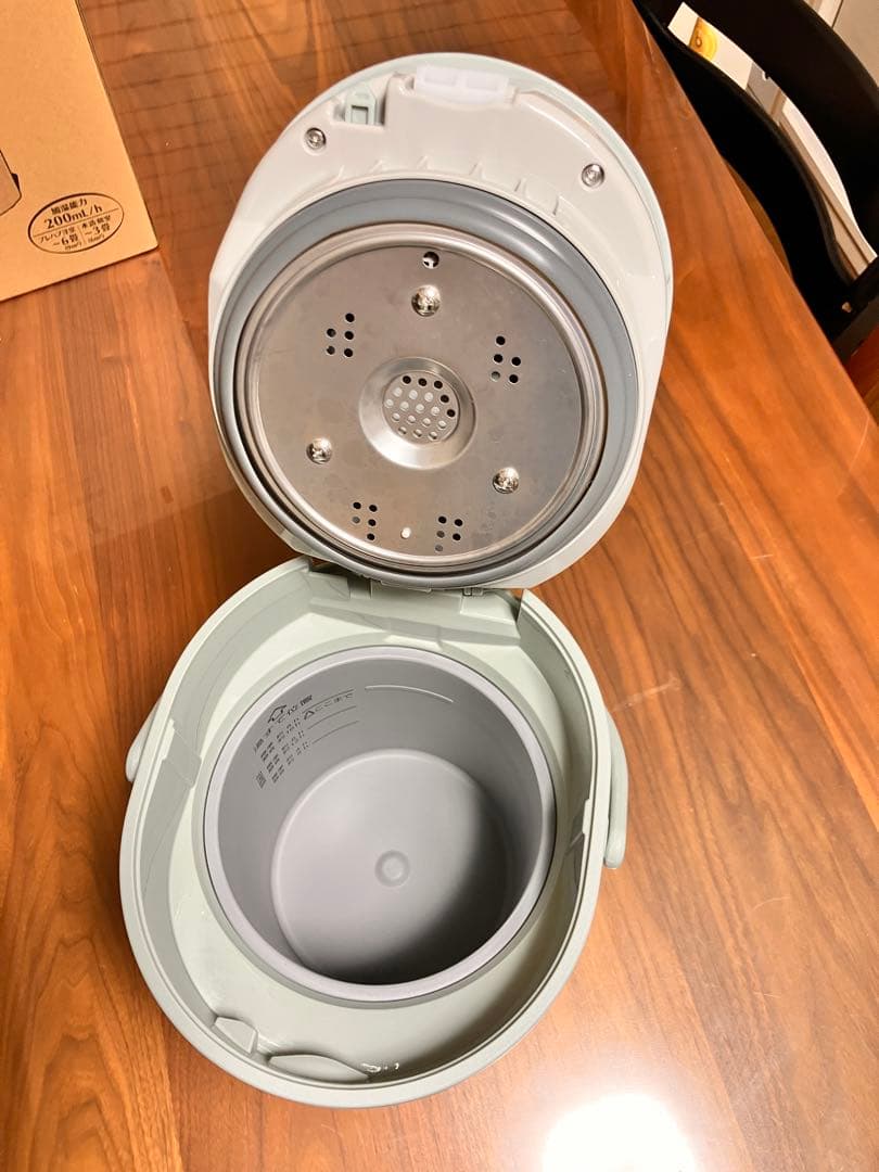 スチーム式加湿器 グリーン EE-MB20-GA [スチーム式]