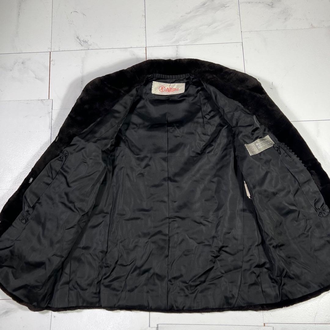 サガミンク Altima アルティマ ファーコート シェアードミンク 銀タグ