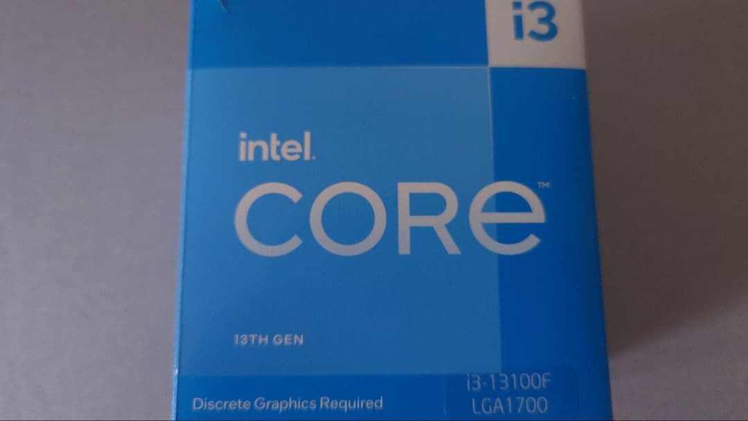 CPU Intel Core i3-13100F CPU