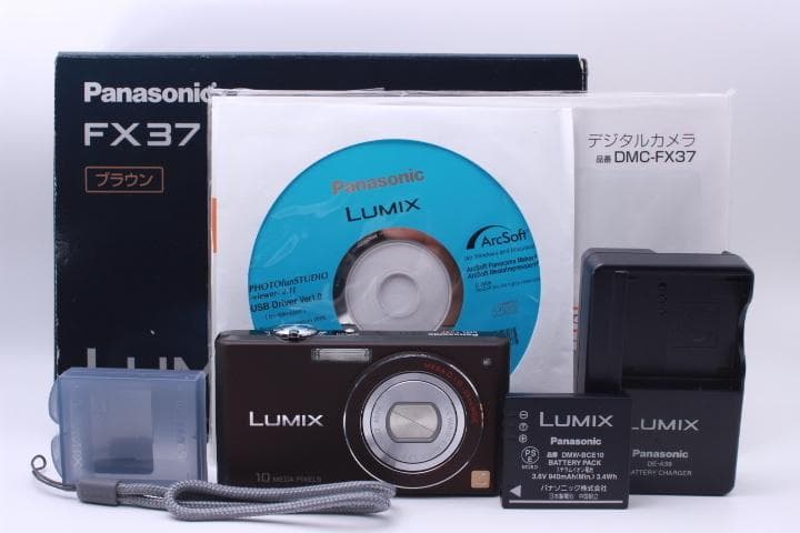 【美品】Panasonic　LUMIX DMC-FX37　箱付き 動作確認済み】