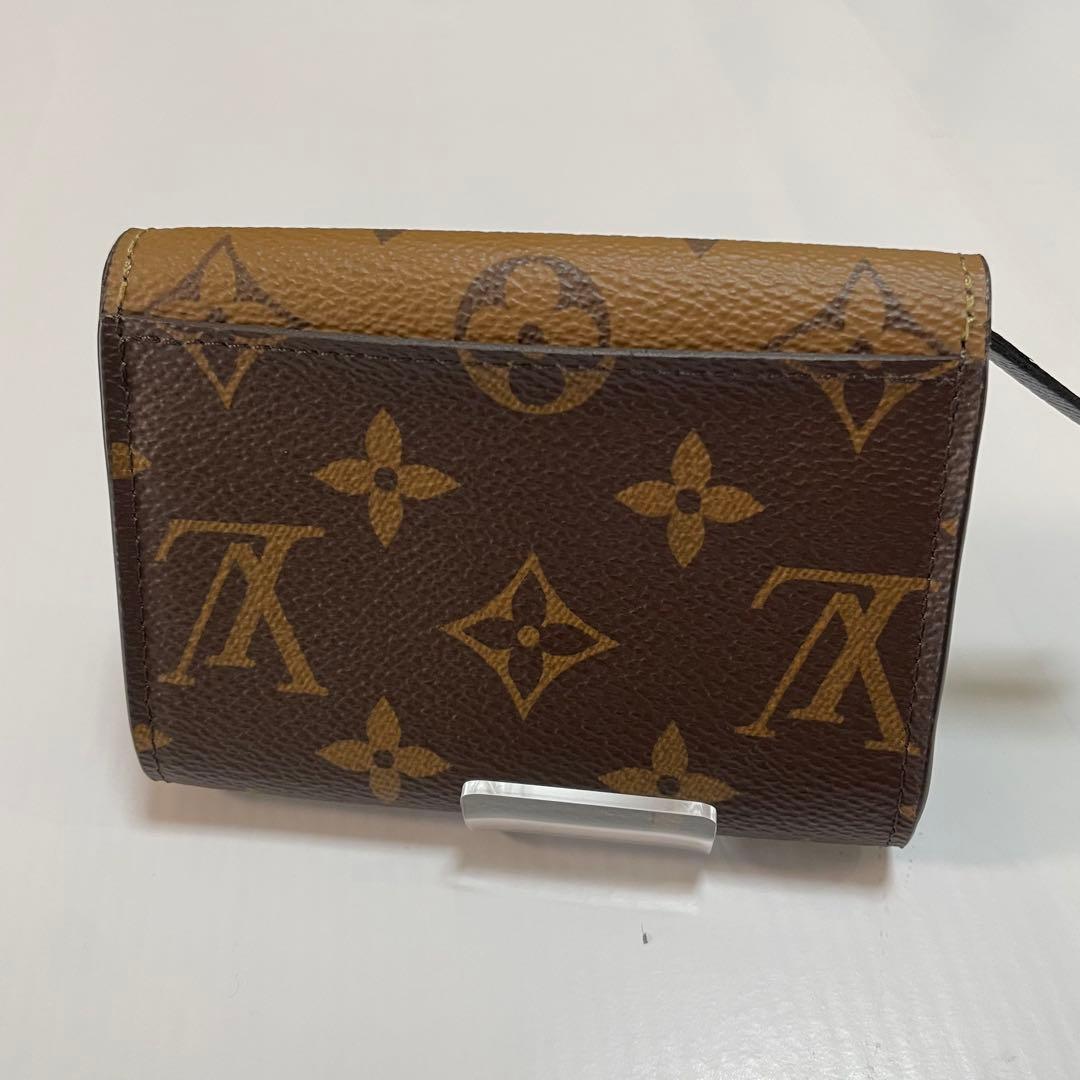 美品　ルイヴィトン　ポルトモネ・ロザリ　モノグラム・リバース　カードケース