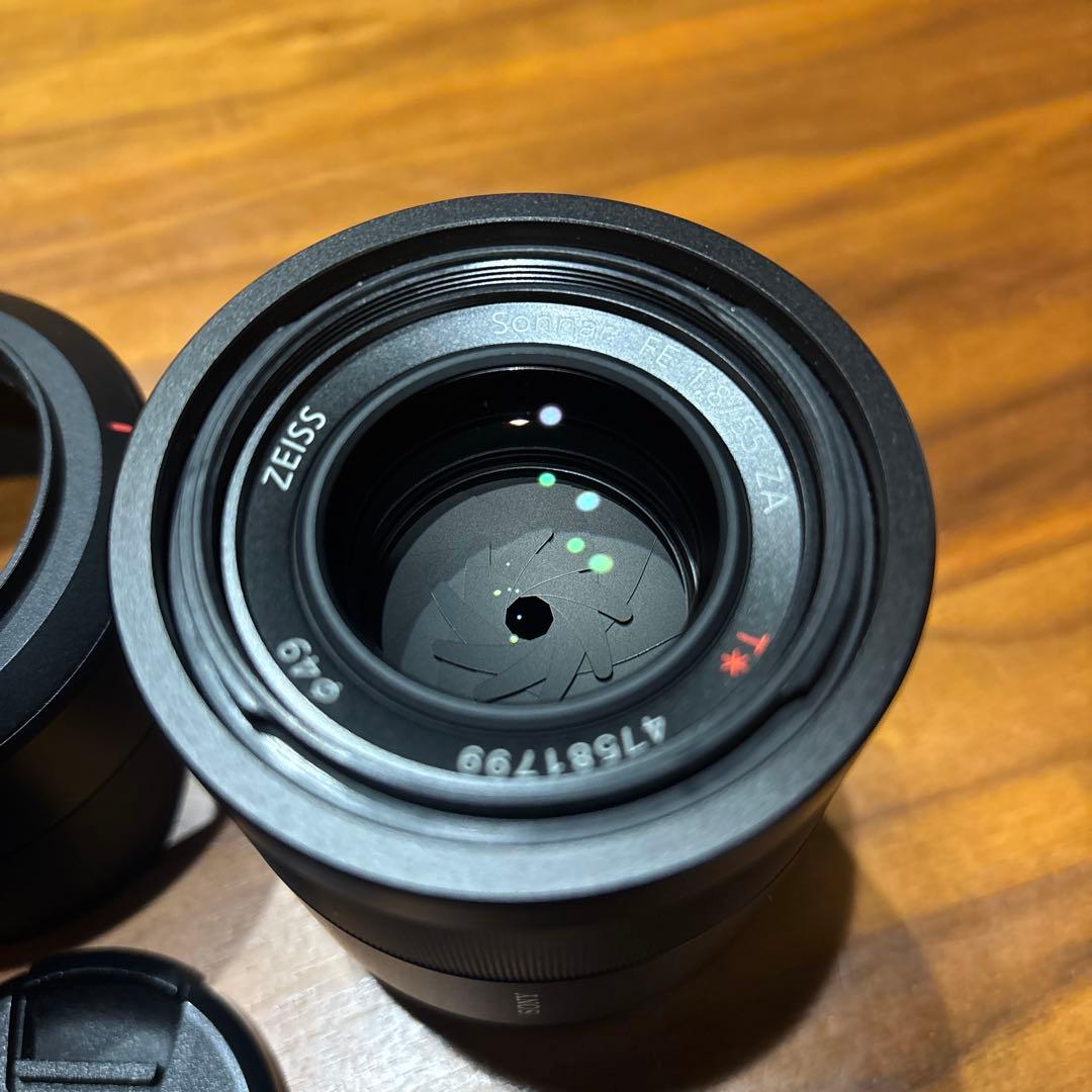 SONY Zeiss 55mm FE1.8 フィルター付き　オマケ