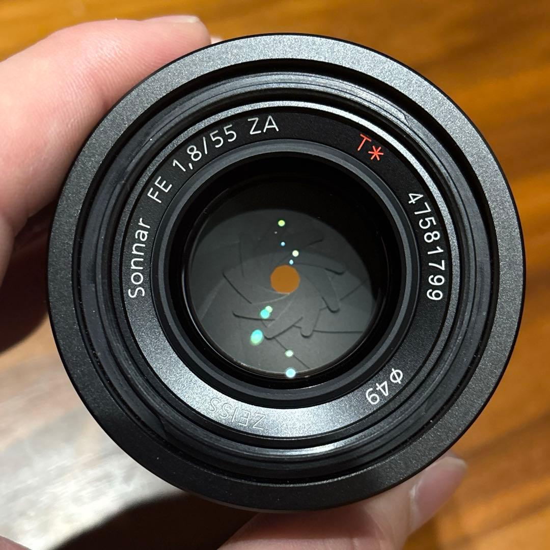SONY Zeiss 55mm FE1.8 フィルター付き　オマケ