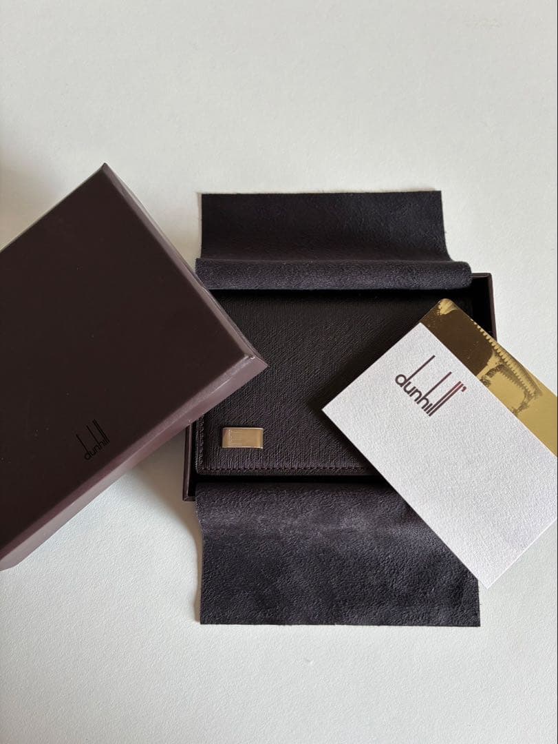 ち*ー様 dunhill ダンヒル　レザー 名刺入れ　新品未使用
