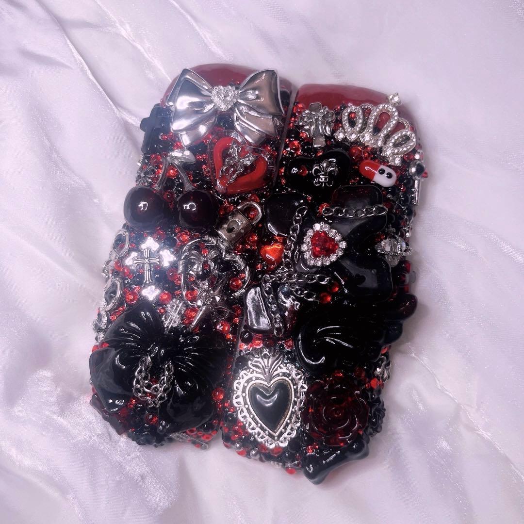 【6】あくまRED iQOSケース デコ イルマ デコケース 地雷系 ギャル