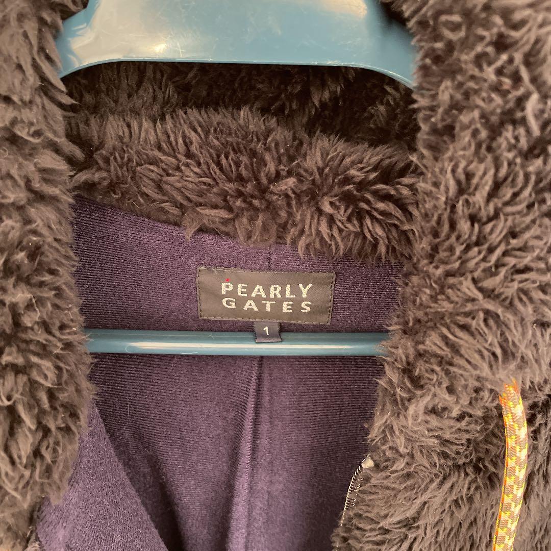 パーリーゲイツ モコモコパーカー 黒