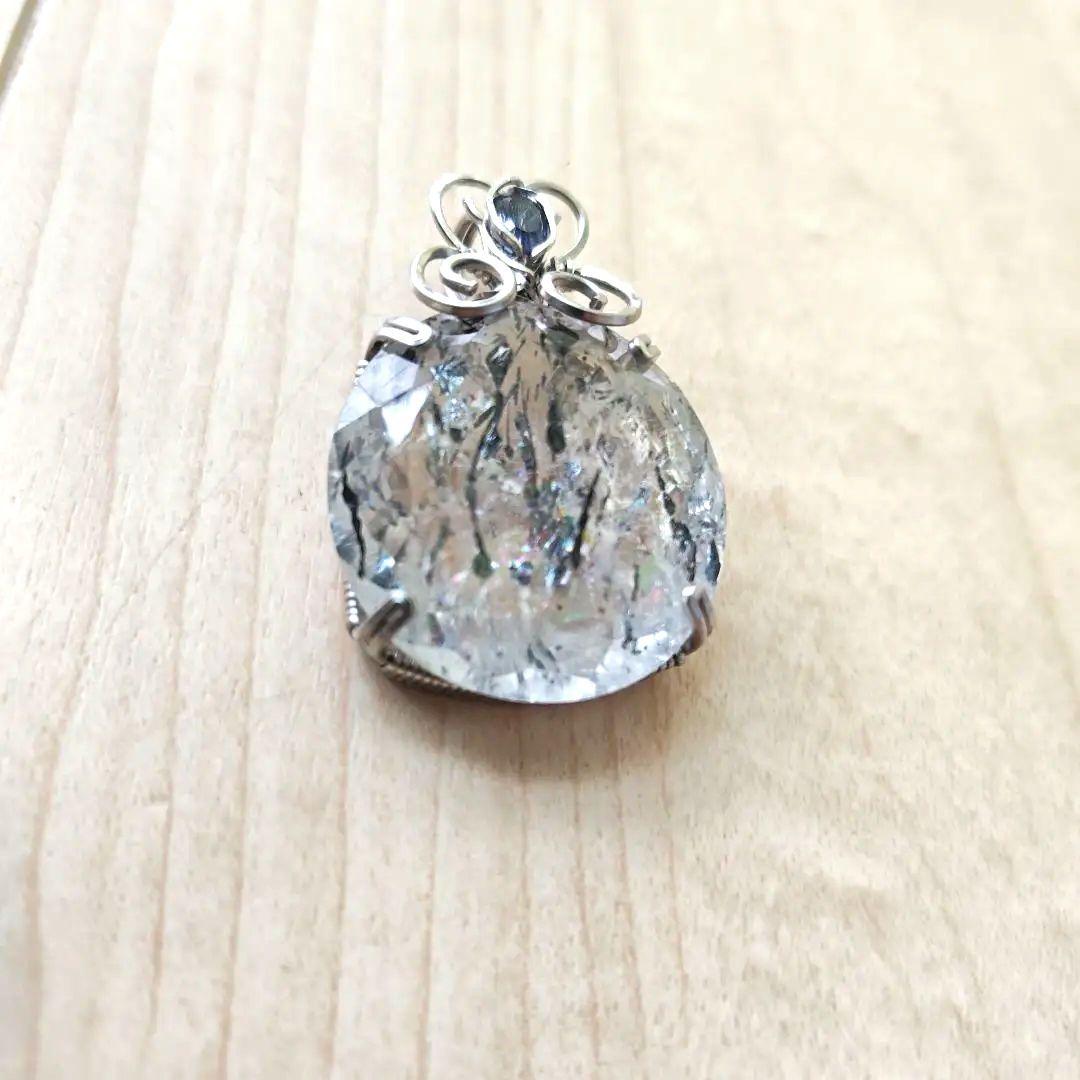 ruiちんさん　スーパーセブン　タンザナイト　ステンレス ペンダント