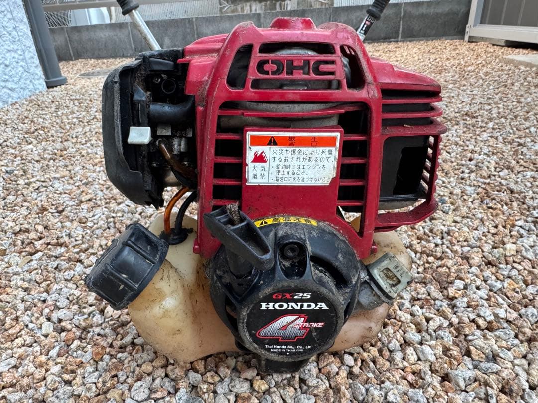 動作確認済　一発始動　ホンダ　GX25　4ストローク　エンジン草刈機