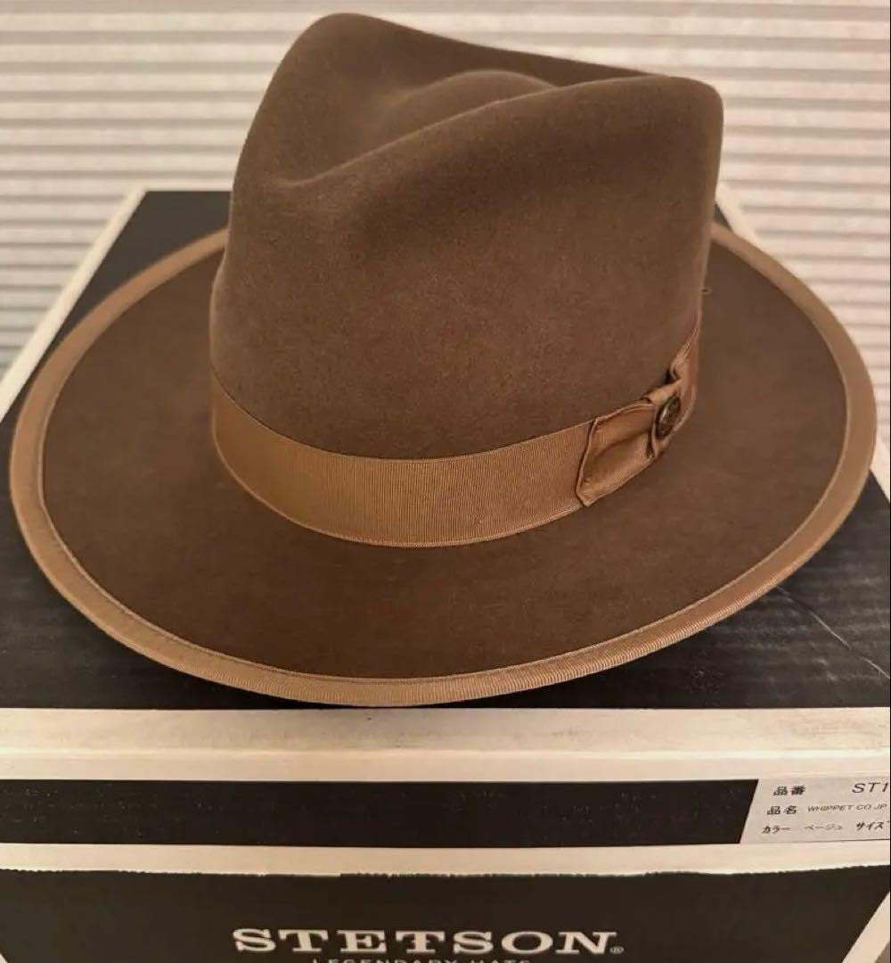 STETSON whippet 59cm 美品　7 3/8