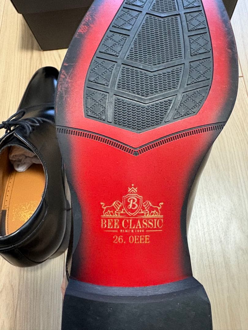 シークレットシューズ　内羽根ストレートチップ　ヒールアップ７cm