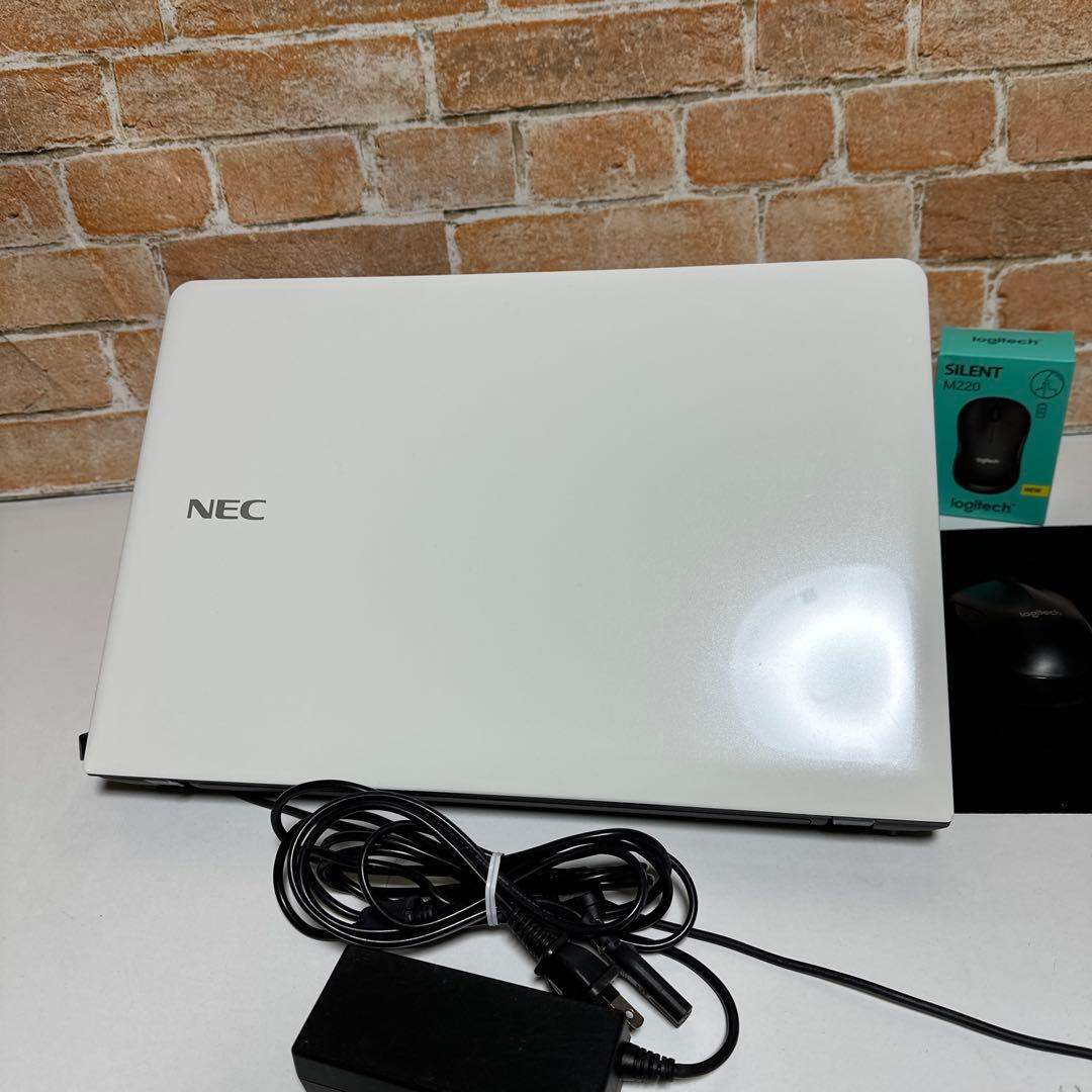 NECノートPC 高速起動SSD BRUーREドライブ　Win11 オフィス付