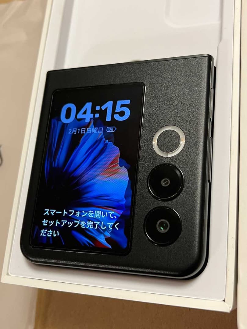 nubia Flip 2 ブラック／外箱・ケース等（送料込・匿名配送）