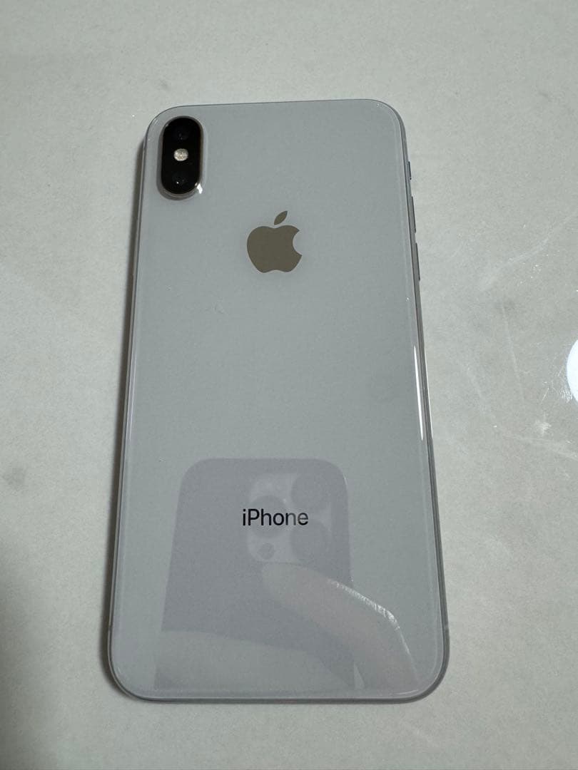 iPhone X 256GB シルバー 本体 箱あり