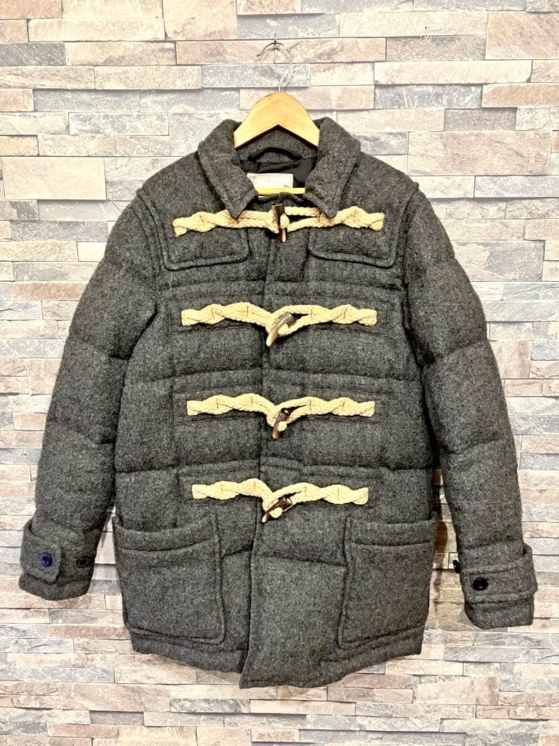 sacai ダッフルコート　ウール　グレー　トグル