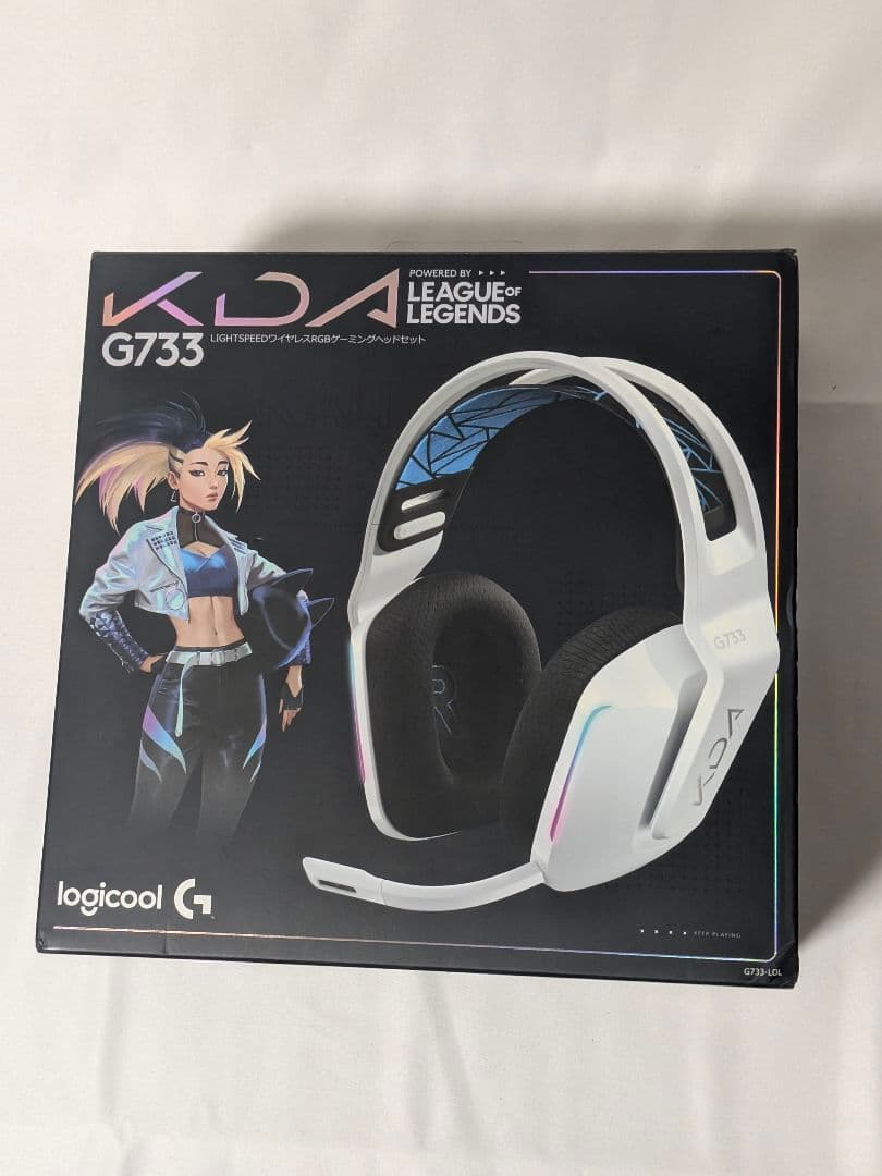 【美品】Logicool G733 KDAコラボ LOL ヘッドセット
