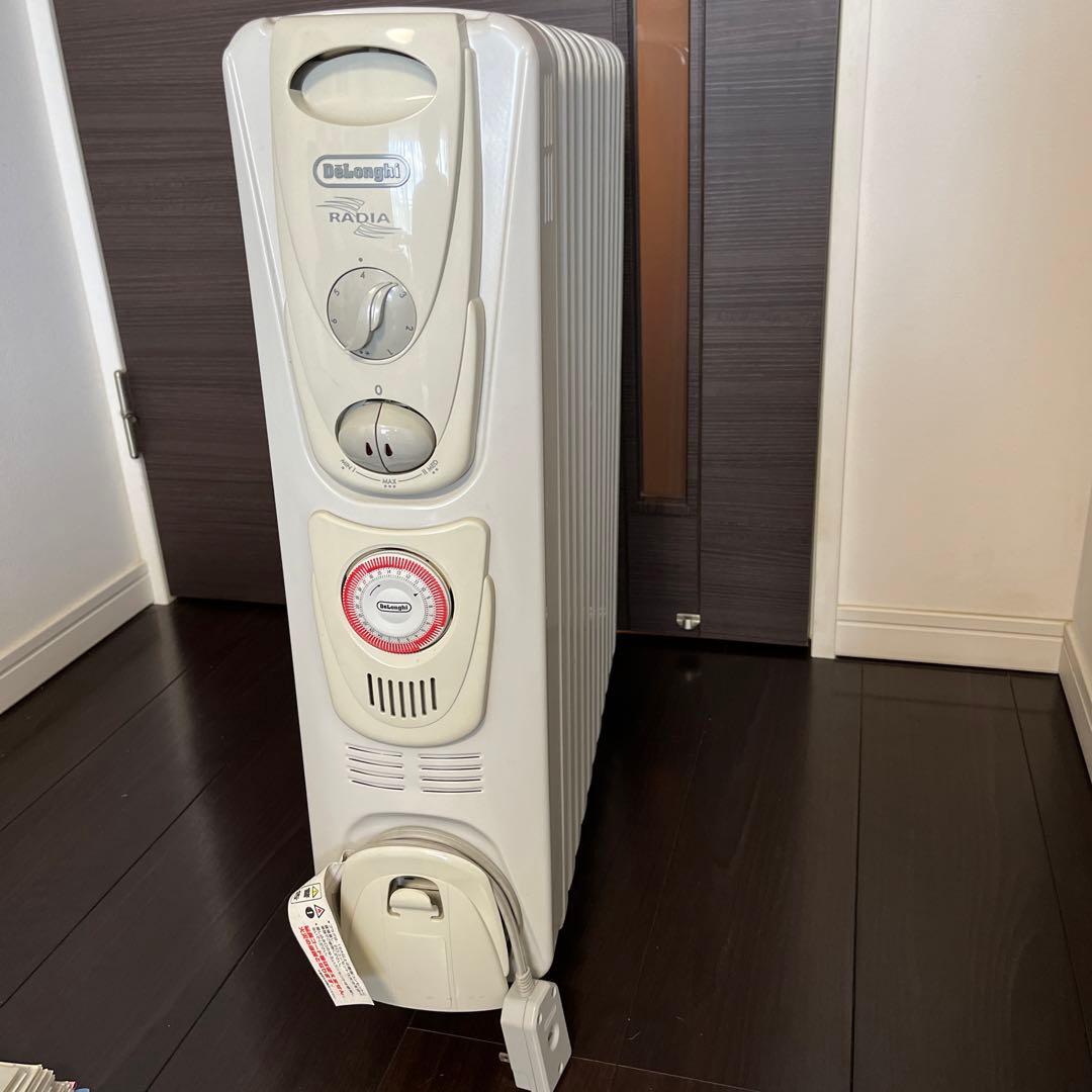 デロンギヒーターR631112EF取説、エコカバー付き