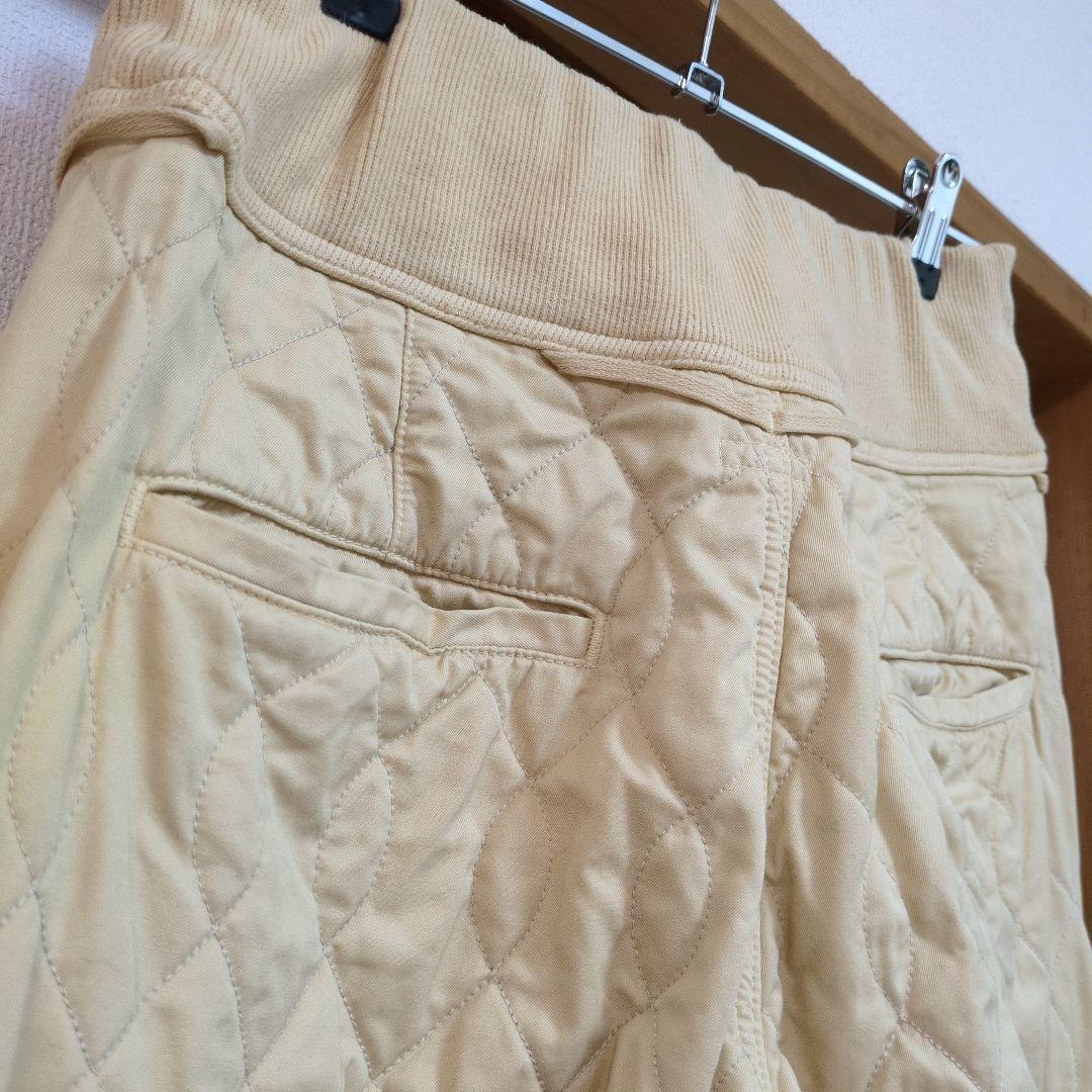 KAPITAL 綿ツイル×ワッフルキルティング サルエルヌーベルパンツ