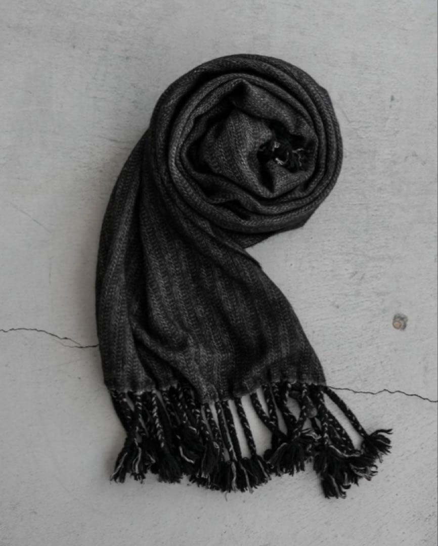 新品　CTHY YAK WOOL FRINGE STOLE ヤクウールストール