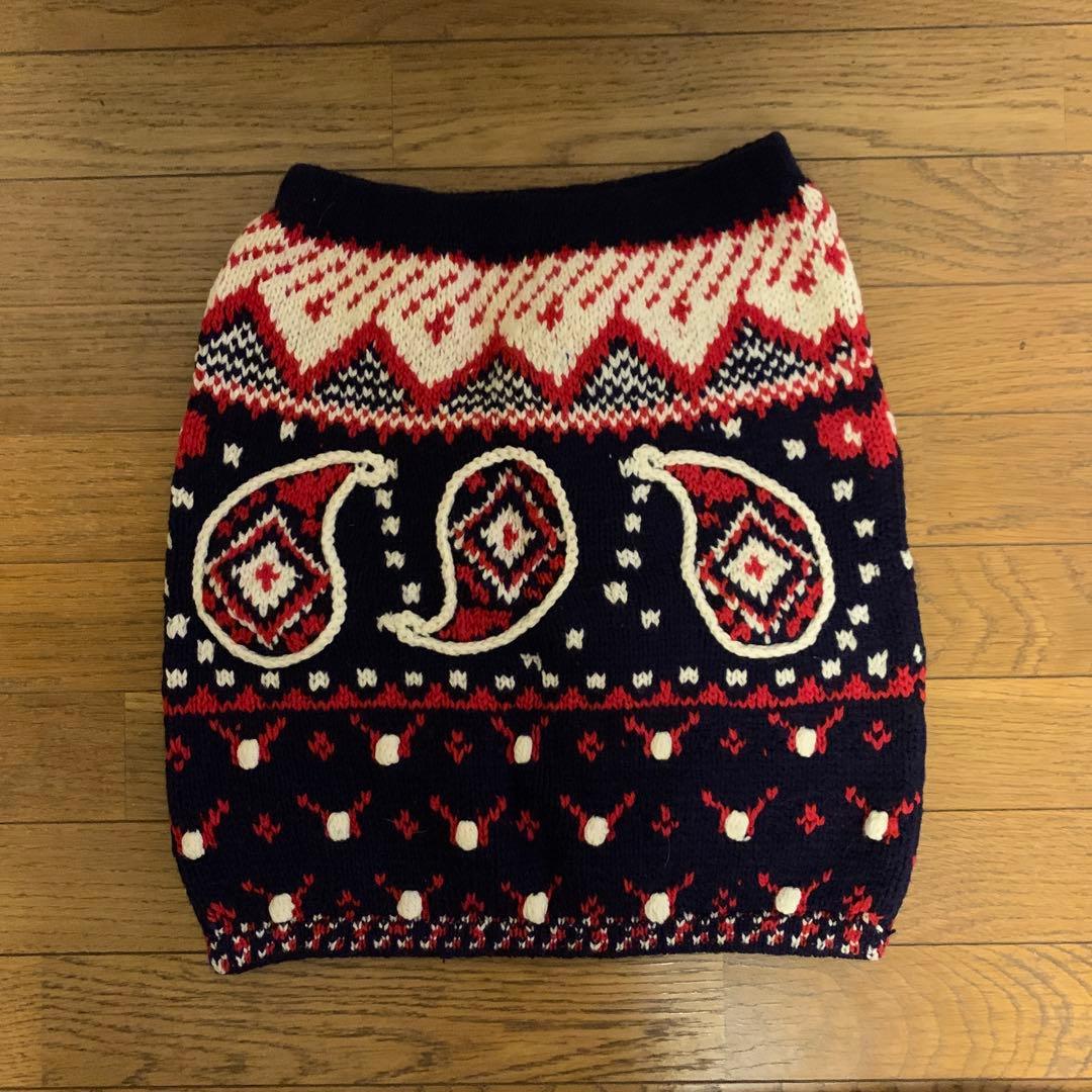 イッセイミヤケ　I.S.ニットスカートヴィンテージ