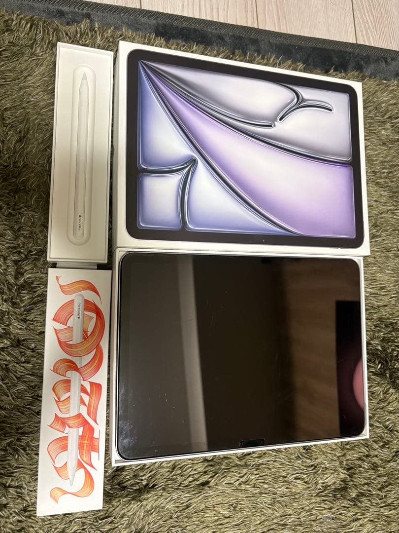 iPad air M2 wif 128gb apple pencil proつき