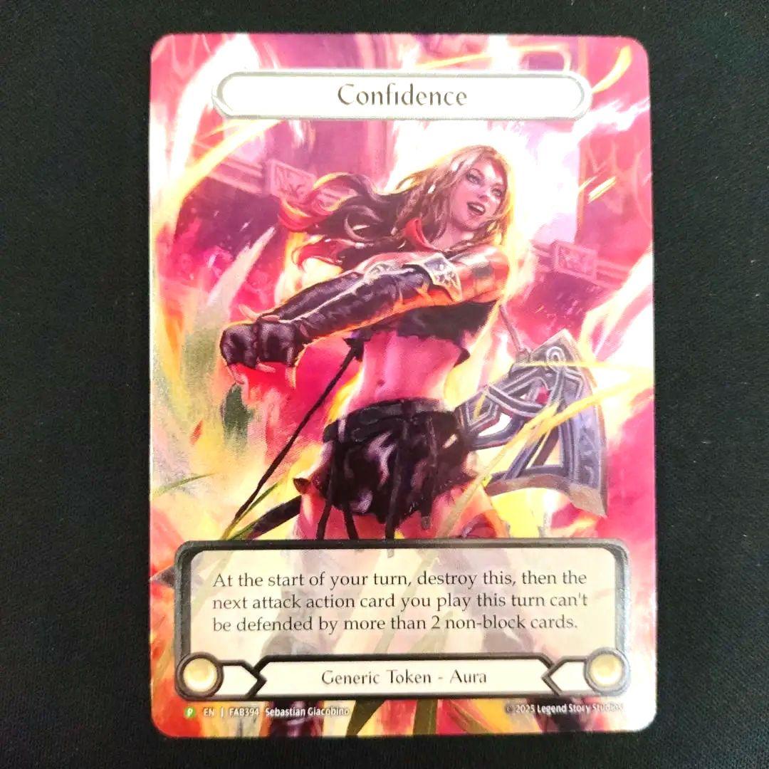 FaB Confidence 自信 トークン Flesh and Blood