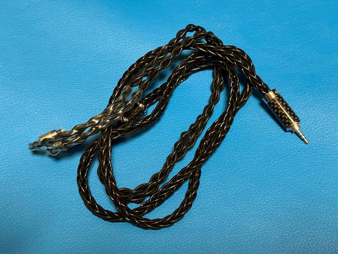 イヤホン Faudio black sprite cable 2.5mm