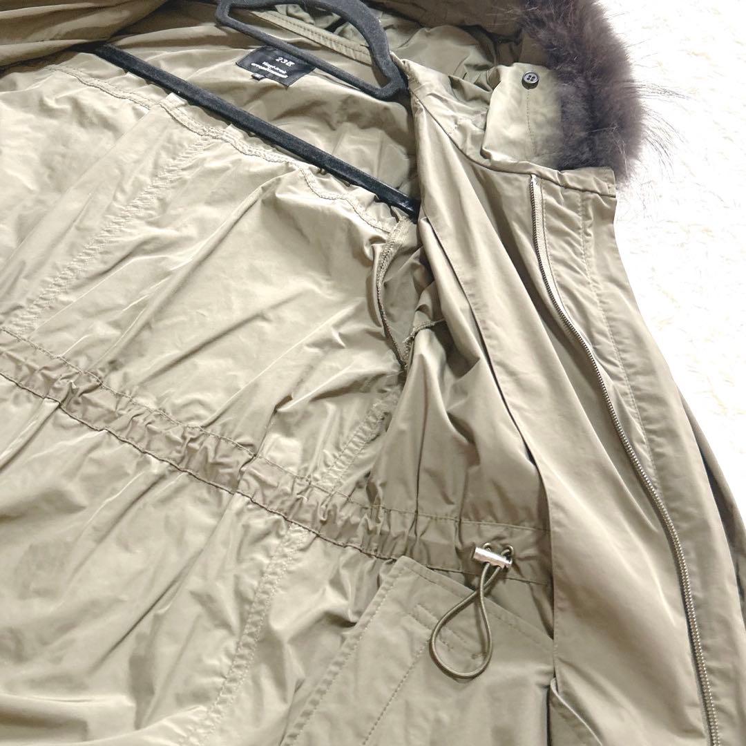 【美品 24AW】23区 マウンテンパーカー モッズコート ラクーン 38