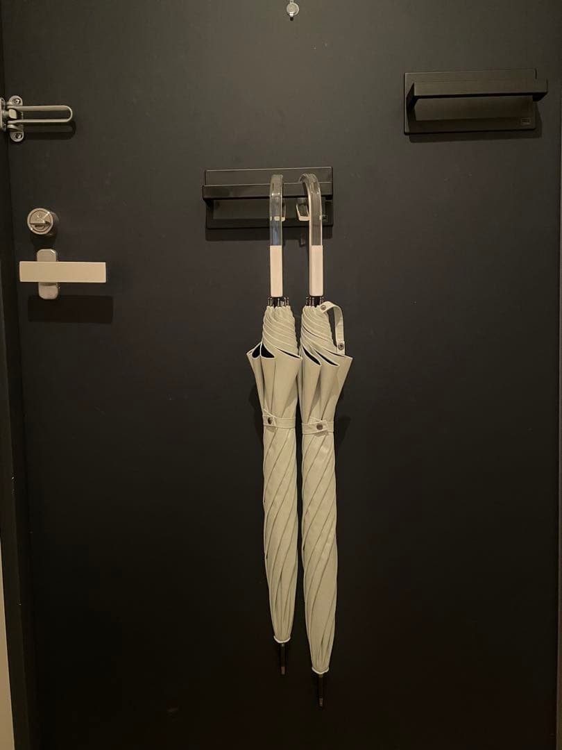 【今季最終価格極美品】サンバリア 100 長傘 L mokuグリーン クリア手元