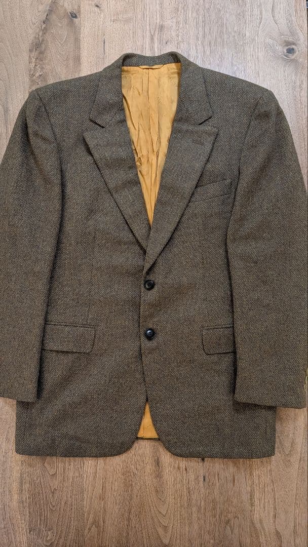 【美品】ARNYS ウール×カシミヤテーラードジャケット ツイード